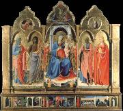 Fra Angelico Virgin and child Enthroned with Four Saints Germany oil painting artist